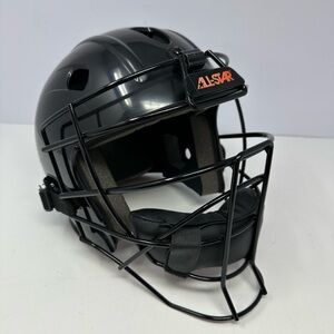 NEW! All Star Youth League Series Catcher's Helmet Black